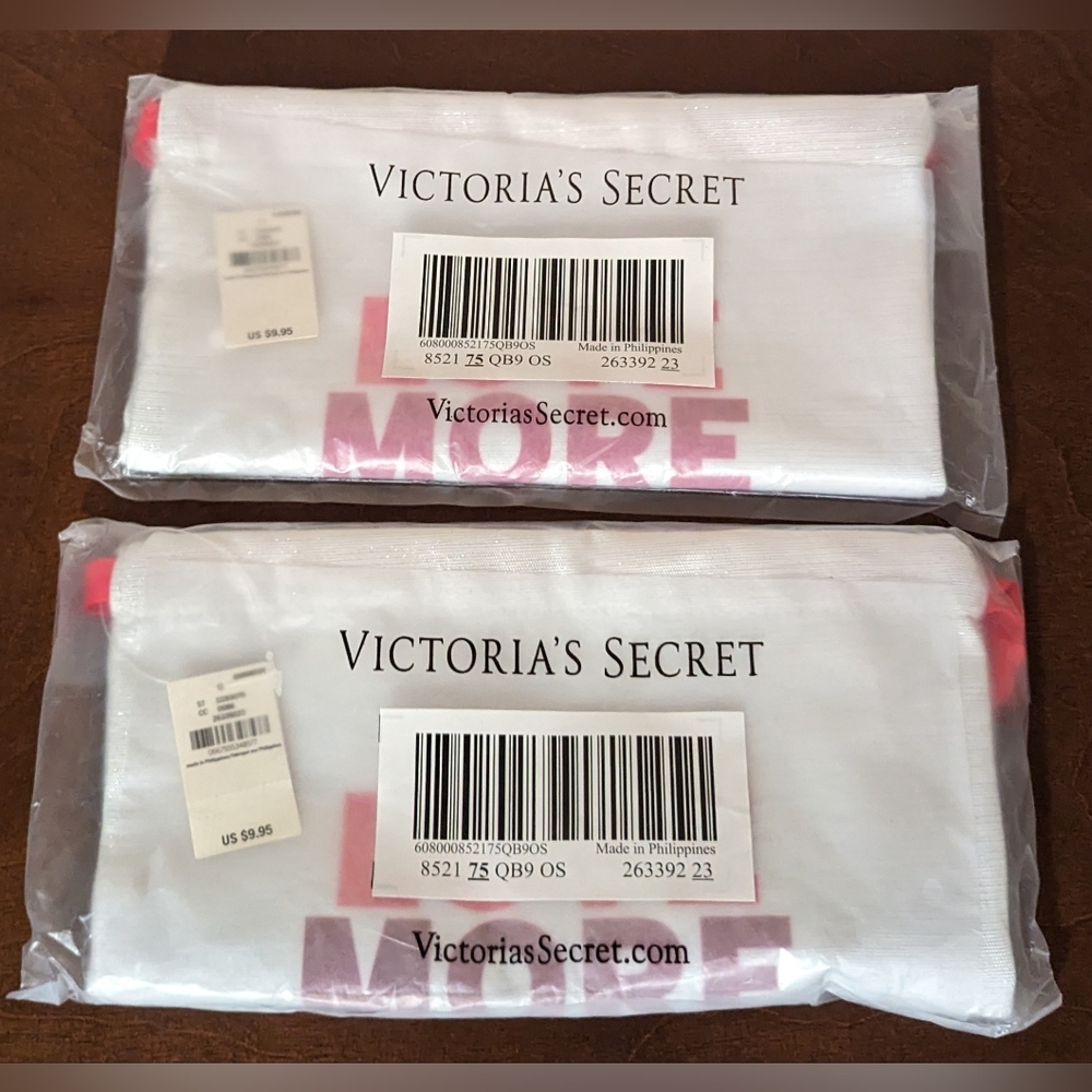 Victoria's Secret PINK Reusable Gift Bags Holiday 2021 Love More Love PINK New